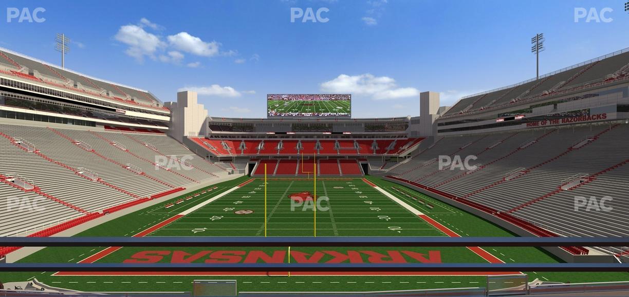 Razorback Stadium - Section Suite 11 Seat View