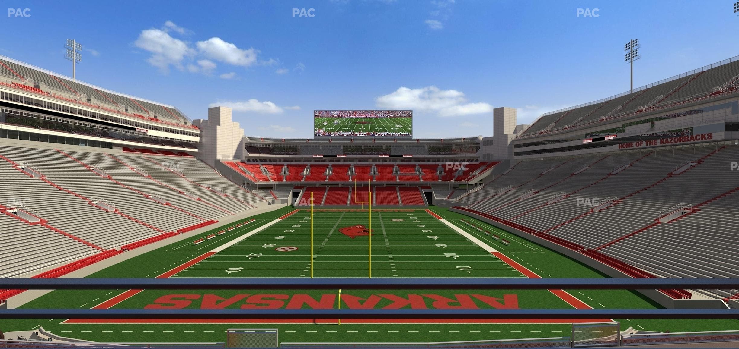 Razorback Stadium - Section Suite 11 Seat View