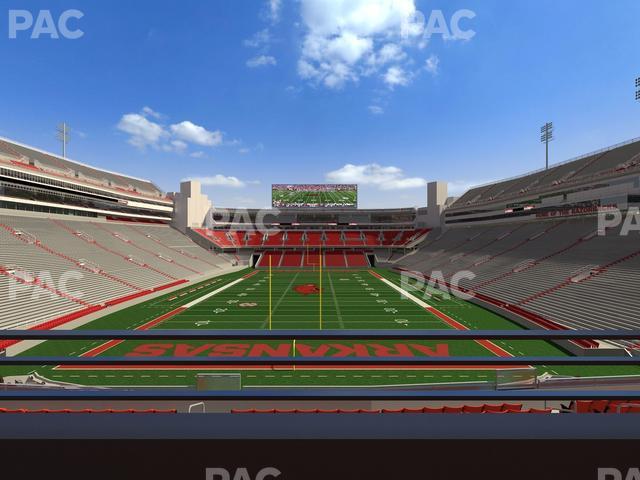 Razorback Stadium - Section Suite 11 Seat View Razorback Stadium - Section Suite 11 Seat View