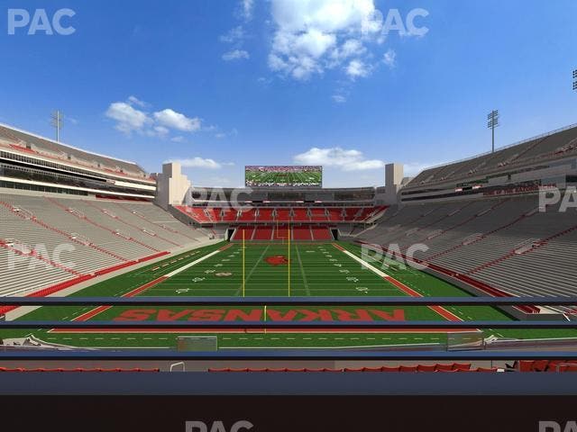 Razorback Stadium - Section Suite 11 Seat View