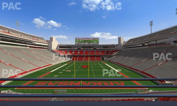 Razorback Stadium - Section Suite 11 Seat View