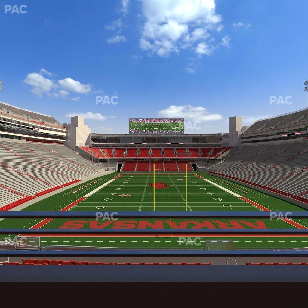 Razorback Stadium - Section Suite 12 Seat View