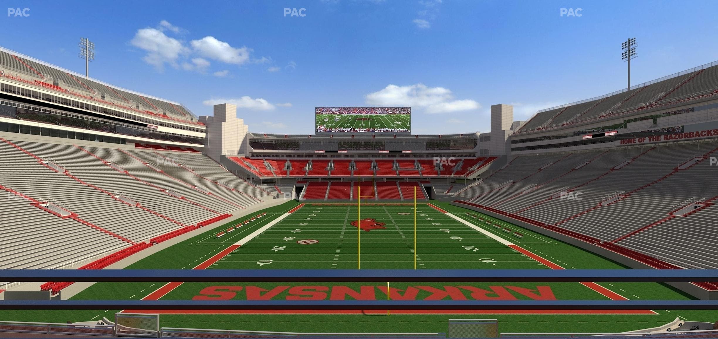 Razorback Stadium - Section Suite 12 Seat View