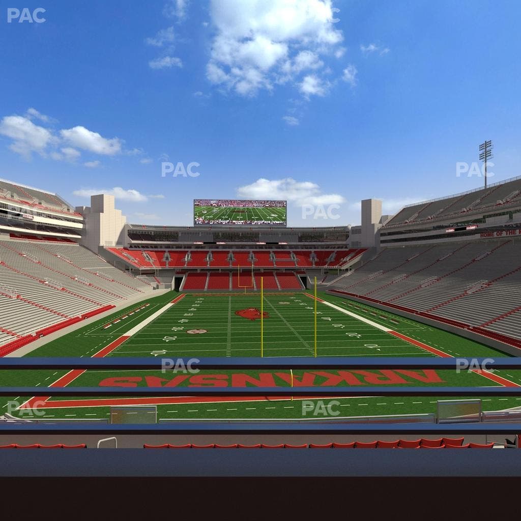 Razorback Stadium - Section Suite 13 Seat View