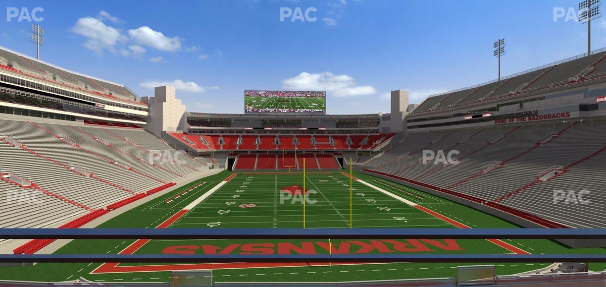 Razorback Stadium - Section Suite 13 Seat View
