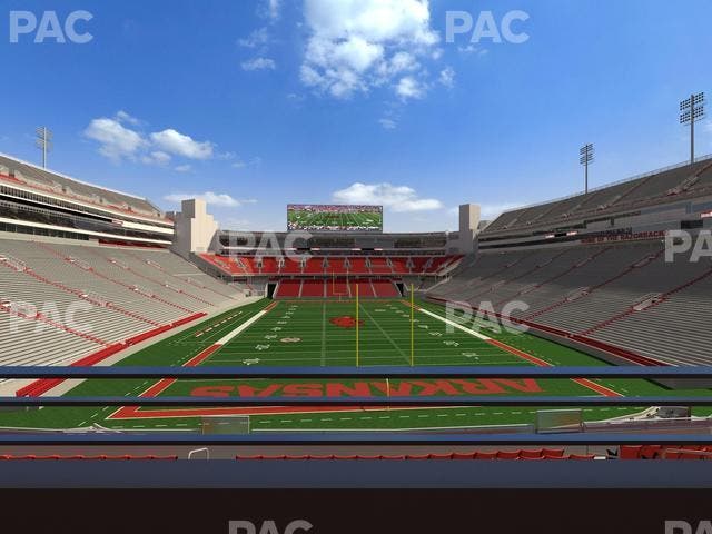 Razorback Stadium - Section Suite 13 Seat View