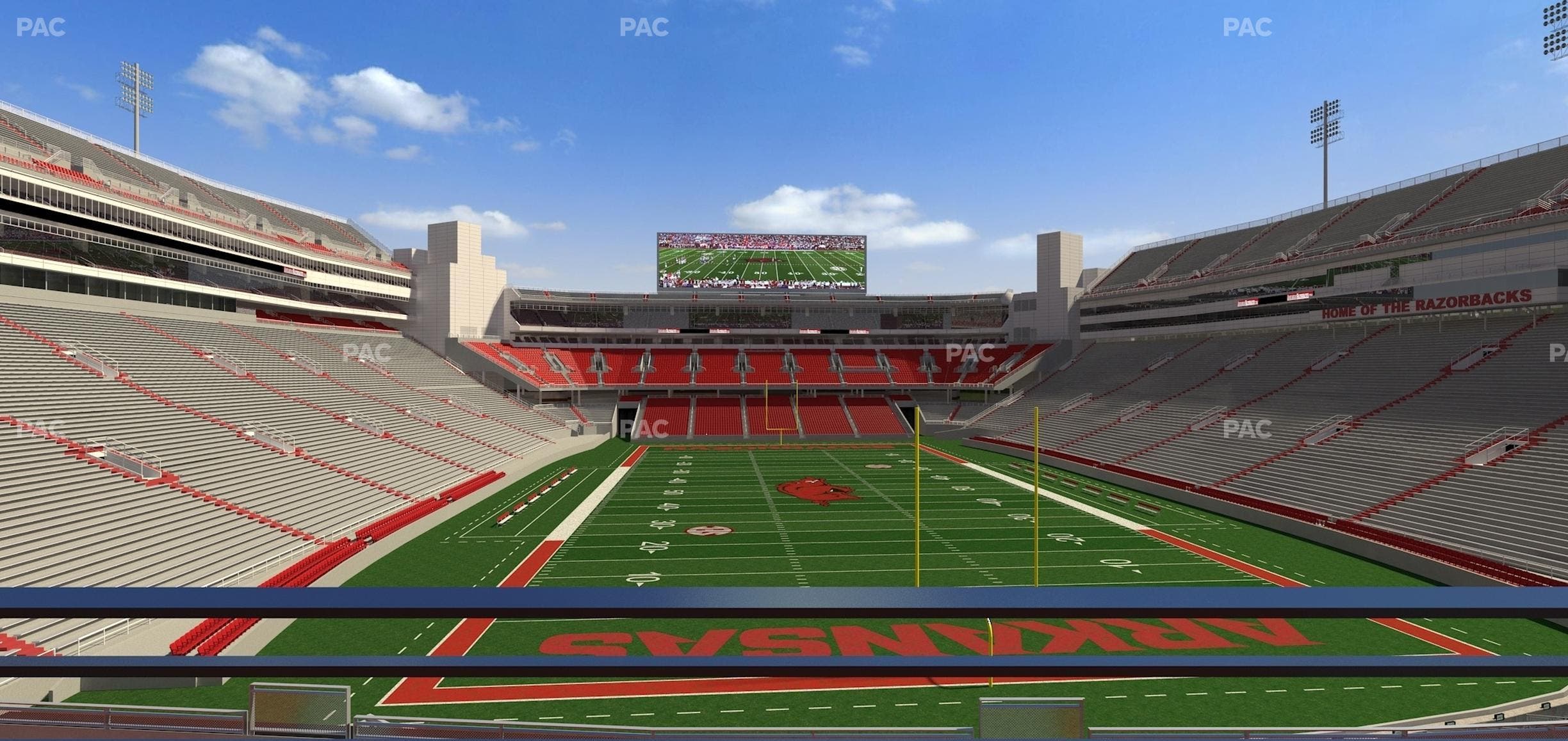 Razorback Stadium - Section Suite 14 Seat View