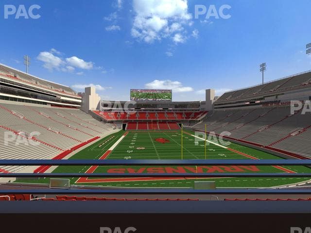 Razorback Stadium - Section Suite 14 Seat View
