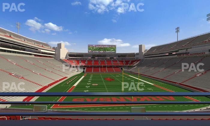 Razorback Stadium - Section Suite 14 Seat View