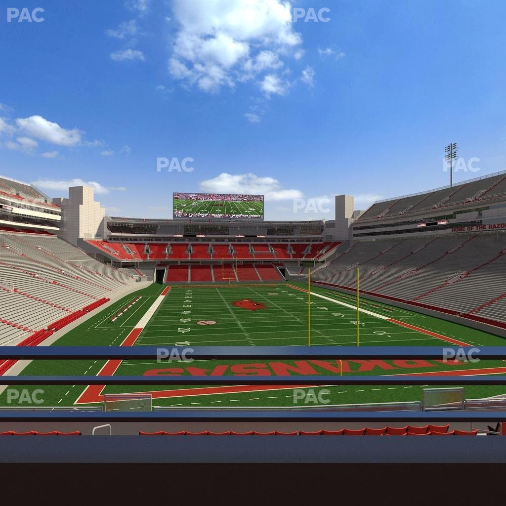 Razorback Stadium - Section Suite 15 Seat View