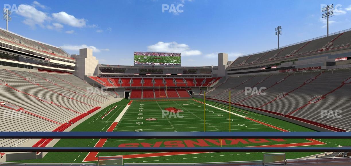 Razorback Stadium - Section Suite 15 Seat View