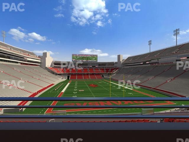 Razorback Stadium - Section Suite 15 Seat View