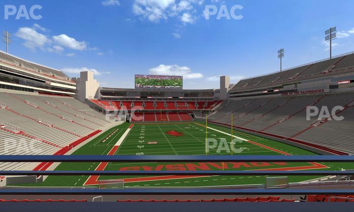 Razorback Stadium - Section Suite 15 Seat View