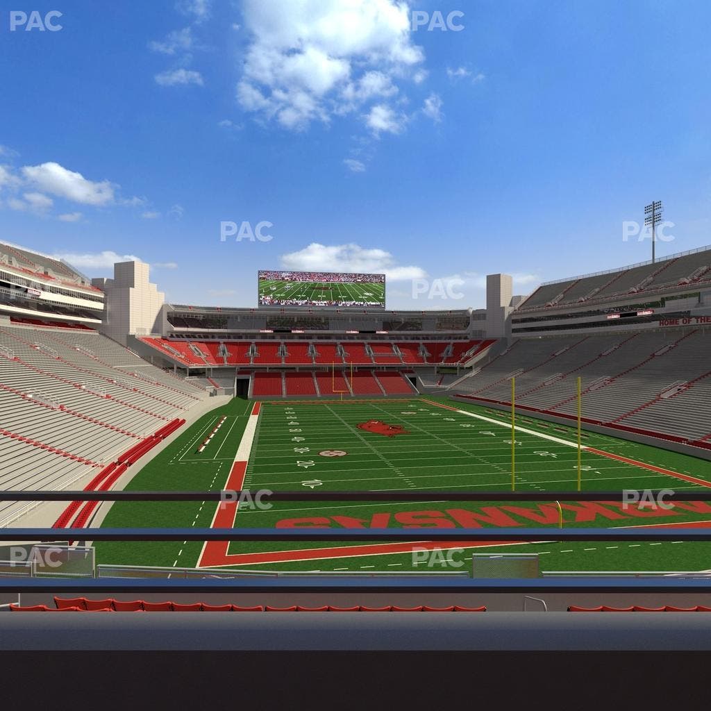 Razorback Stadium - Section Suite 16 Seat View