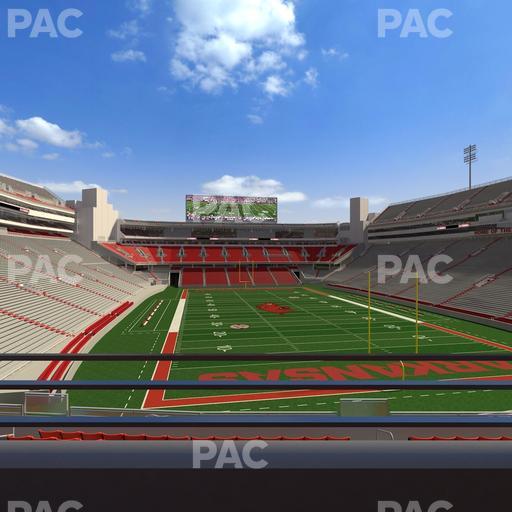 Razorback Stadium - Section Suite 16 Seat View