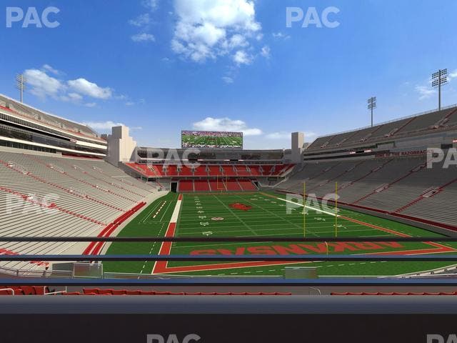 Razorback Stadium - Section Suite 16 Seat View