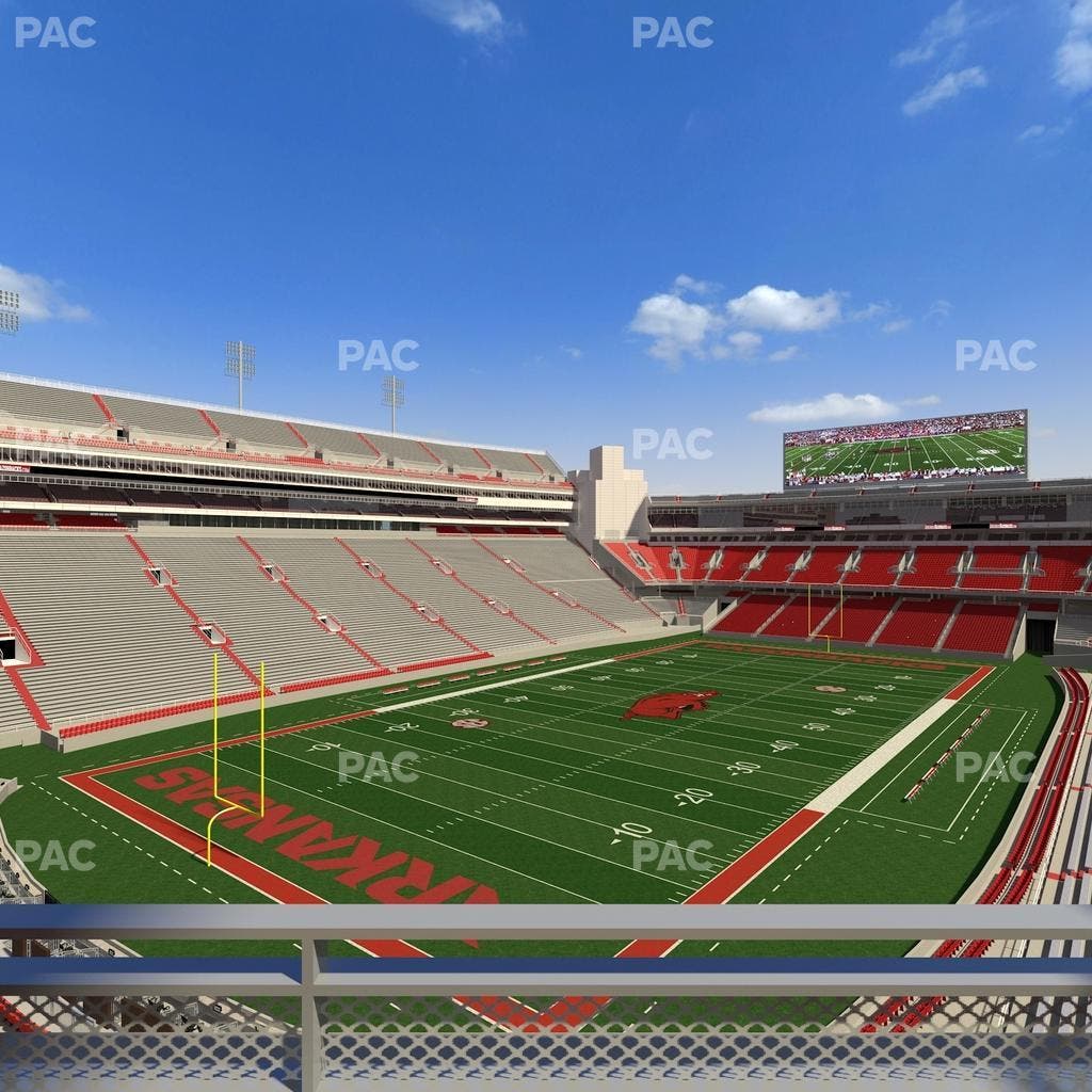 Razorback Stadium - Section Suite 17 Seat View
