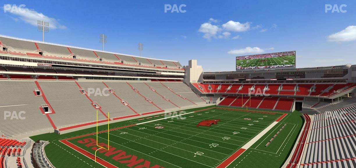 Razorback Stadium - Section Suite 17 Seat View