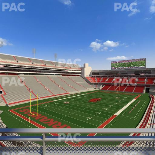 Razorback Stadium - Section Suite 17 Seat View