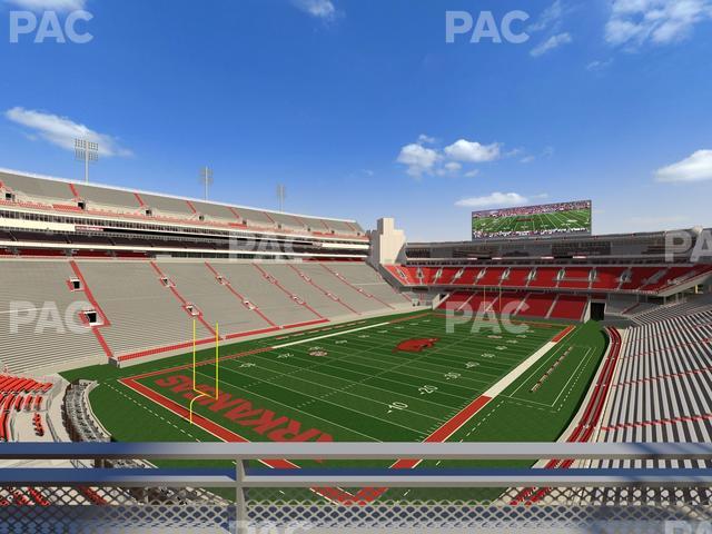Razorback Stadium - Section Suite 17 Seat View Razorback Stadium - Section Suite 17 Seat View