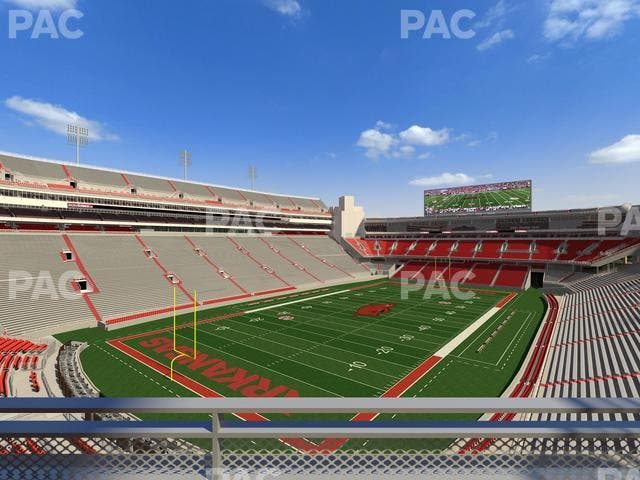 Razorback Stadium - Section Suite 17 Seat View
