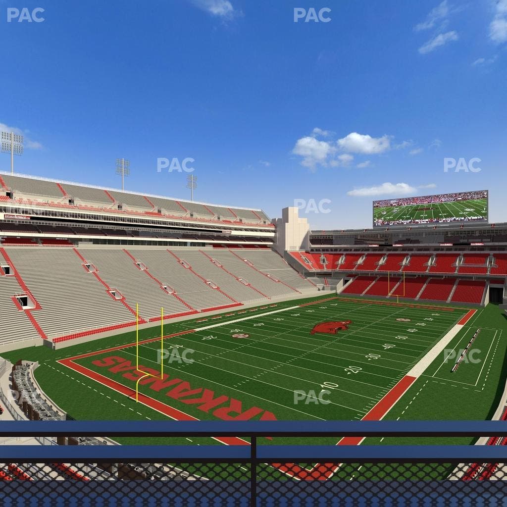 Razorback Stadium - Section Suite 18 Seat View