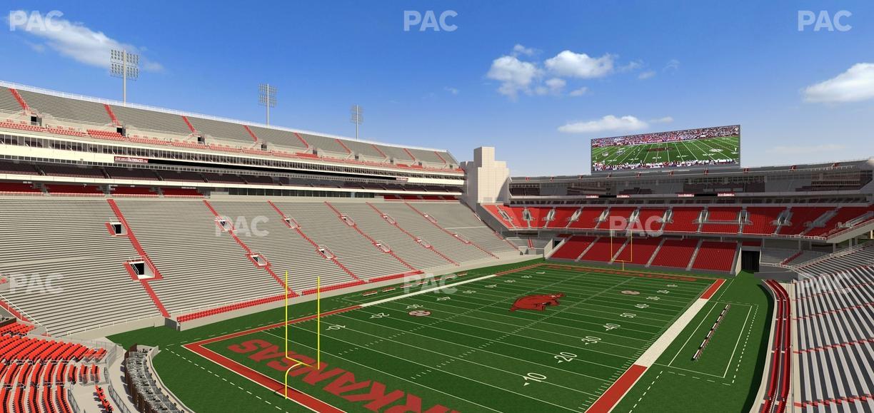 Razorback Stadium - Section Suite 18 Seat View