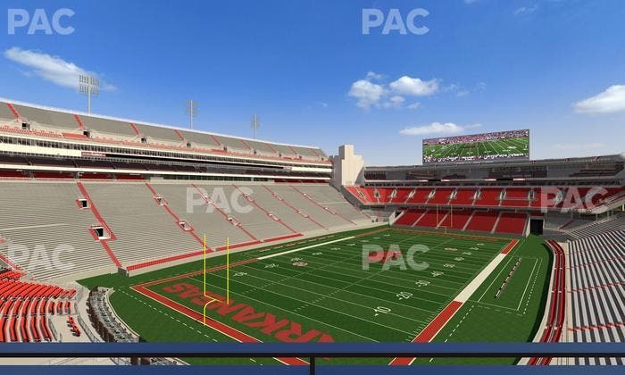 Razorback Stadium - Section Suite 18 Seat View