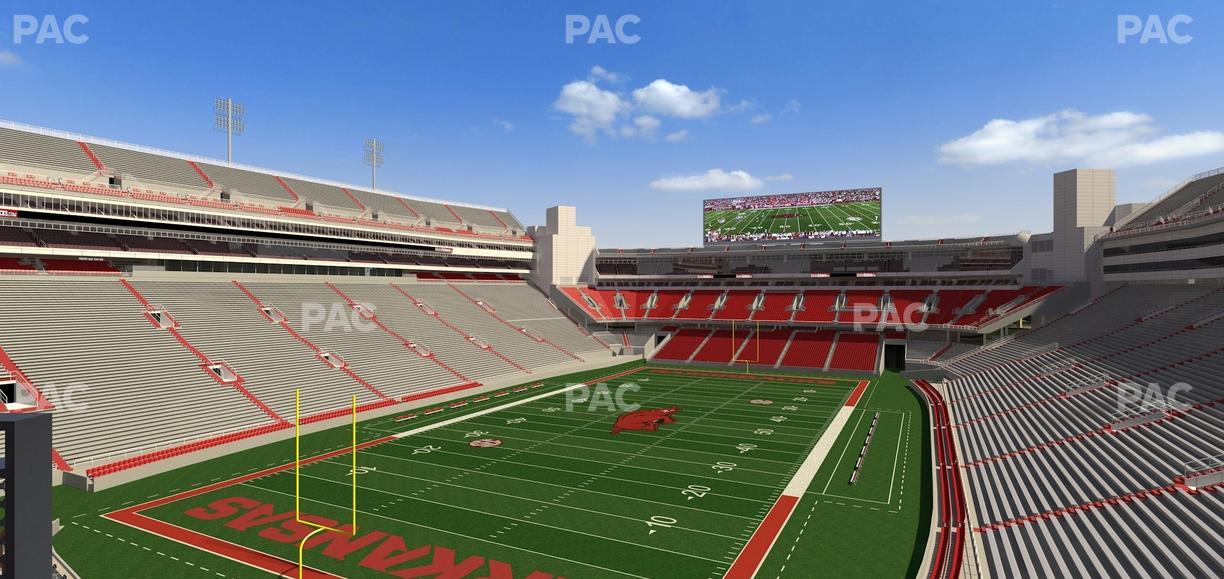 Razorback Stadium - Section Suite 19 Seat View