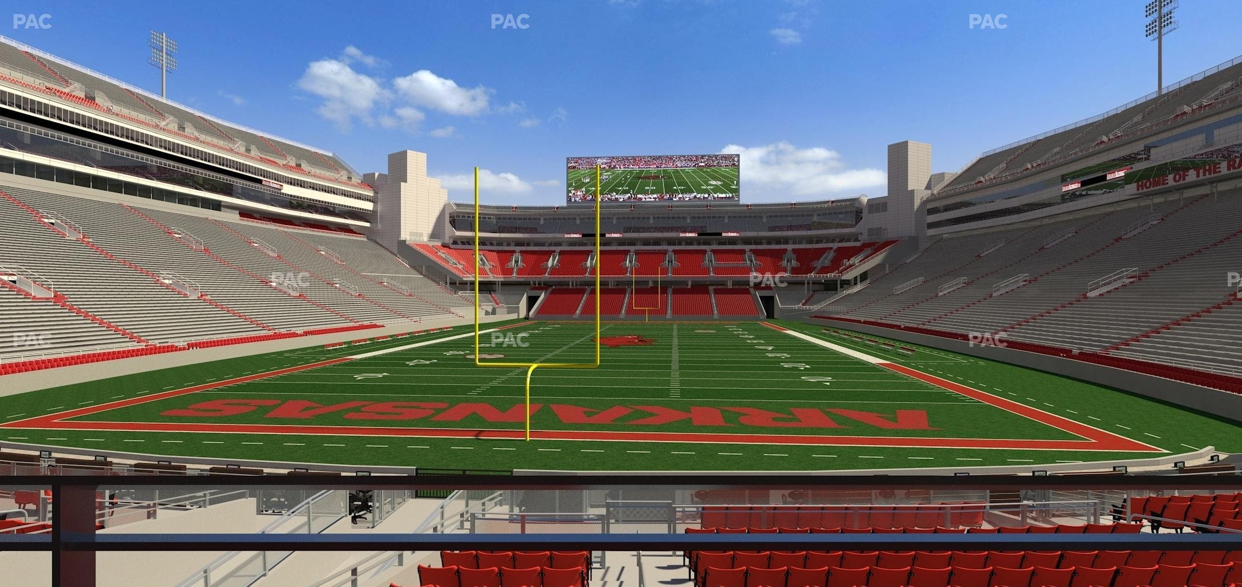 Razorback Stadium - Section Suite 2 Seat View