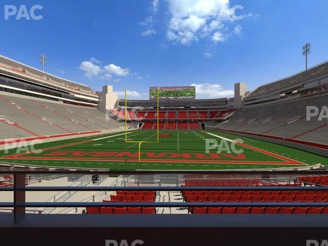 Razorback Stadium - Section Suite 2 Seat View