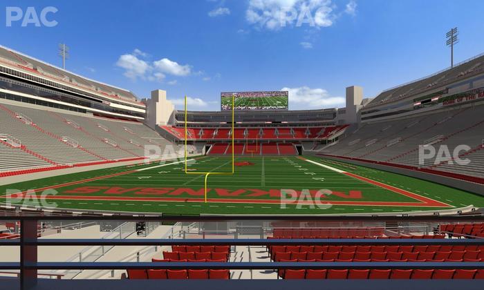 Razorback Stadium - Section Suite 2 Seat View