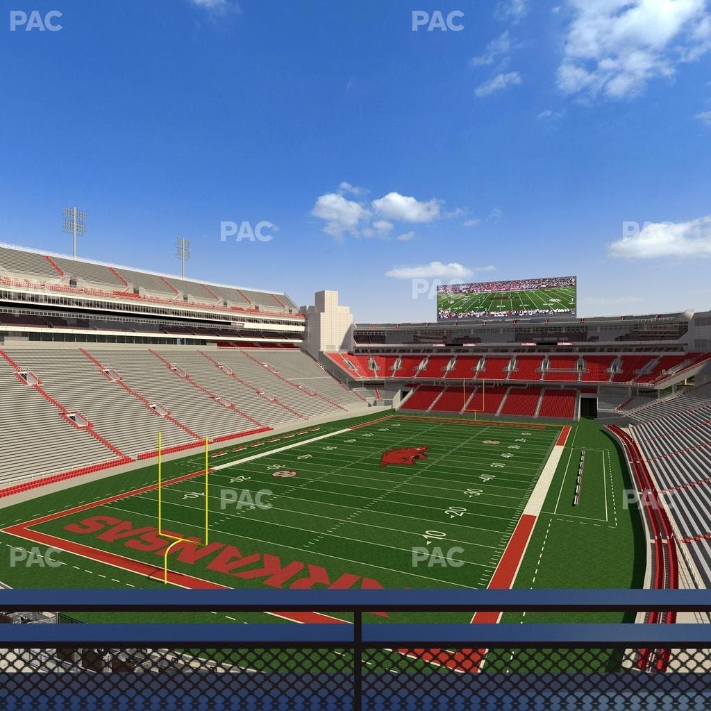 Razorback Stadium - Section Suite 20 Seat View