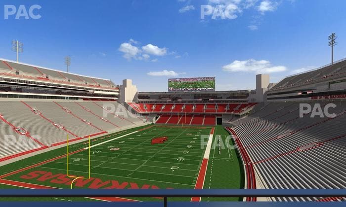Razorback Stadium - Section Suite 21 Seat View