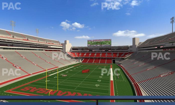 Razorback Stadium - Section Suite 22 Seat View