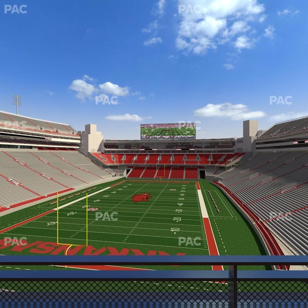 Razorback Stadium - Section Suite 23 Seat View
