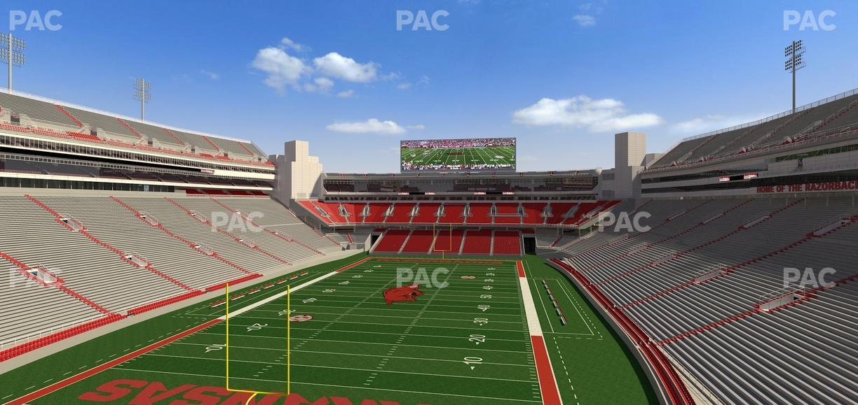 Razorback Stadium - Section Suite 23 Seat View