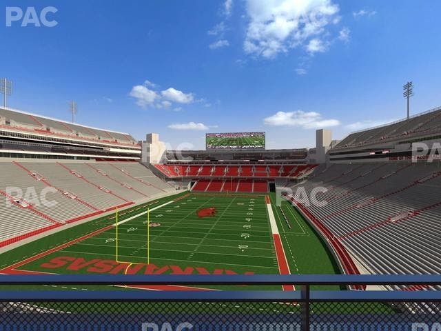 Razorback Stadium - Section Suite 23 Seat View