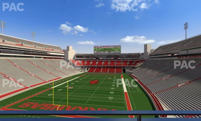 Razorback Stadium - Section Suite 23 Seat View
