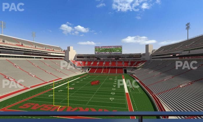 Razorback Stadium - Section Suite 23 Seat View