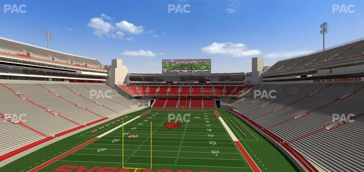Razorback Stadium - Section Suite 25 Seat View