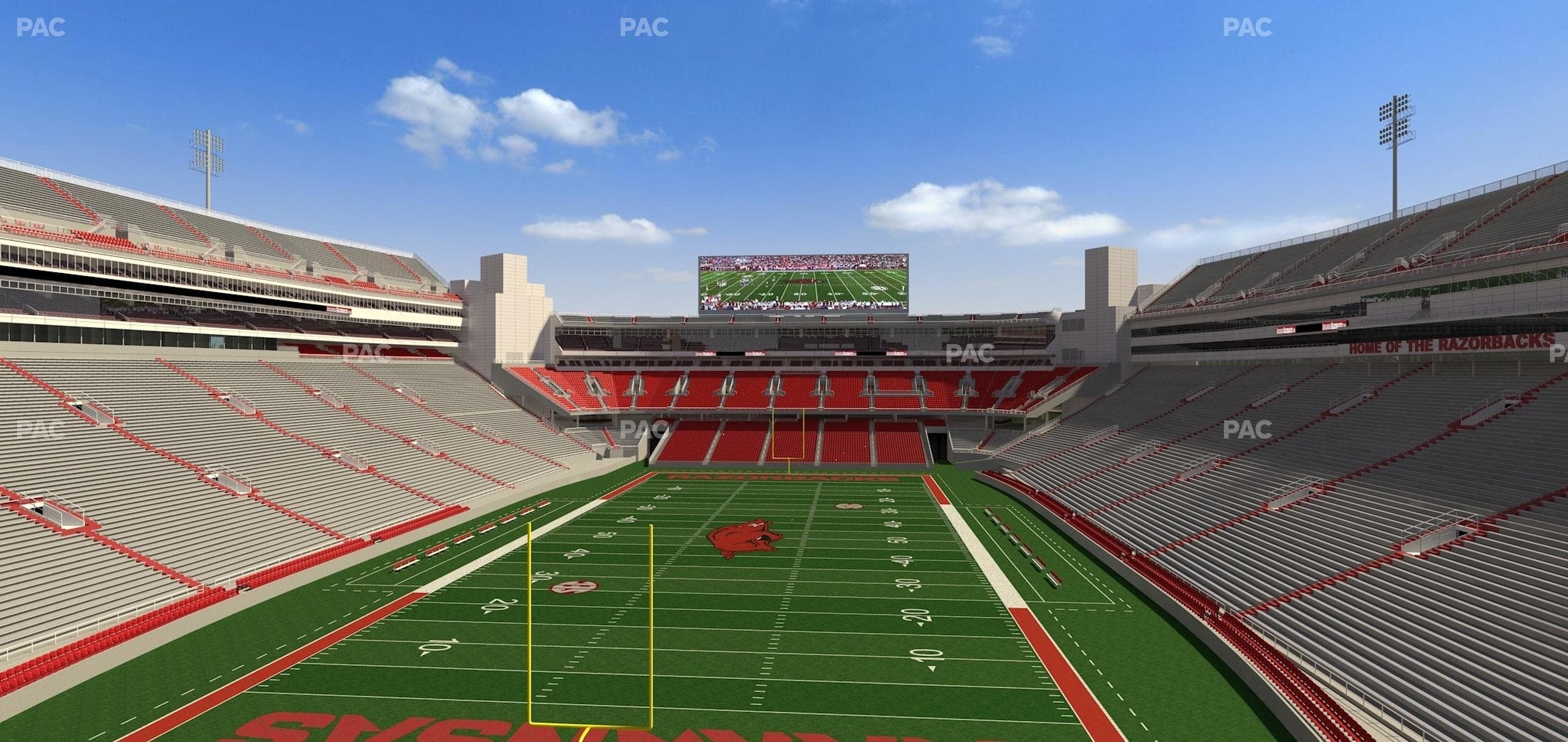 Razorback Stadium - Section Suite 25 Seat View