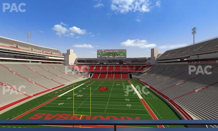 Razorback Stadium - Section Suite 25 Seat View
