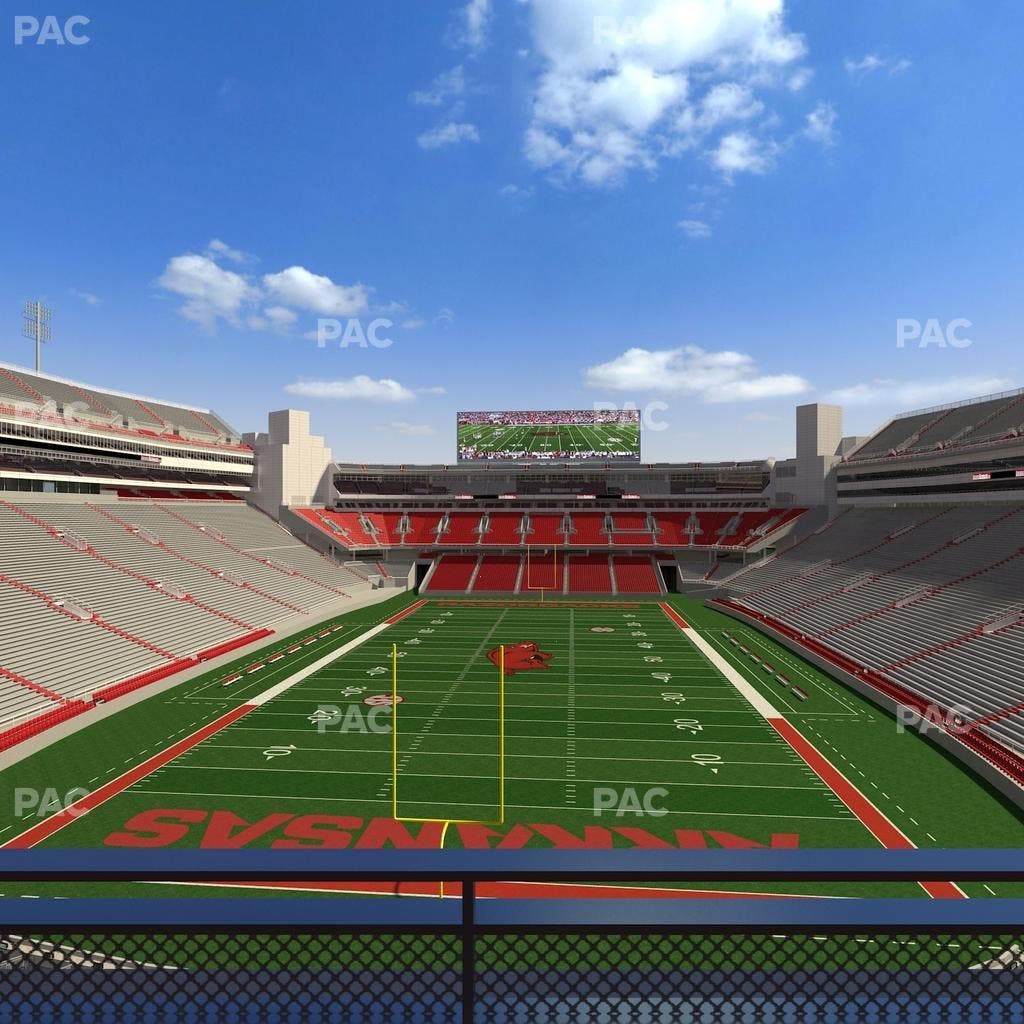Razorback Stadium - Section Suite 26 Seat View