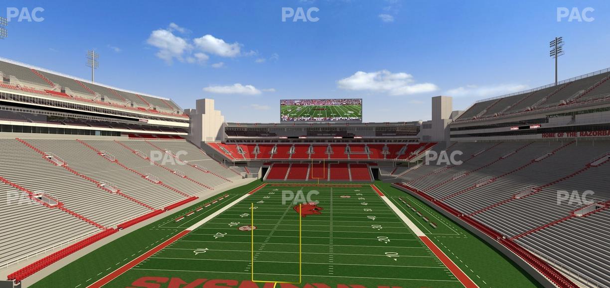 Razorback Stadium - Section Suite 26 Seat View
