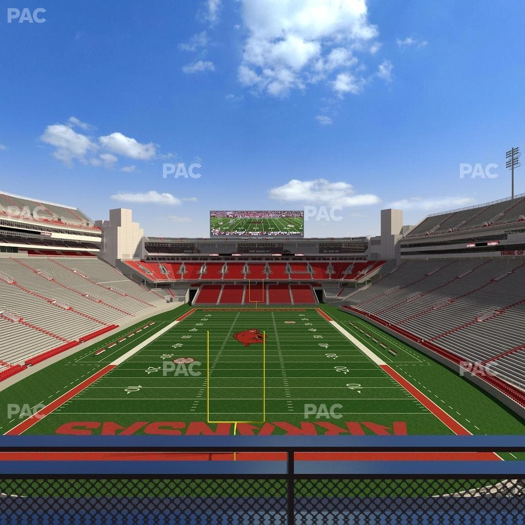 Razorback Stadium - Section Suite 27 Seat View
