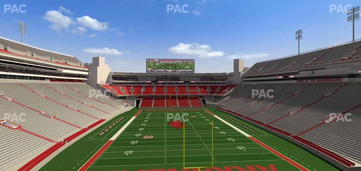 Razorback Stadium - Section Suite 29 Seat View