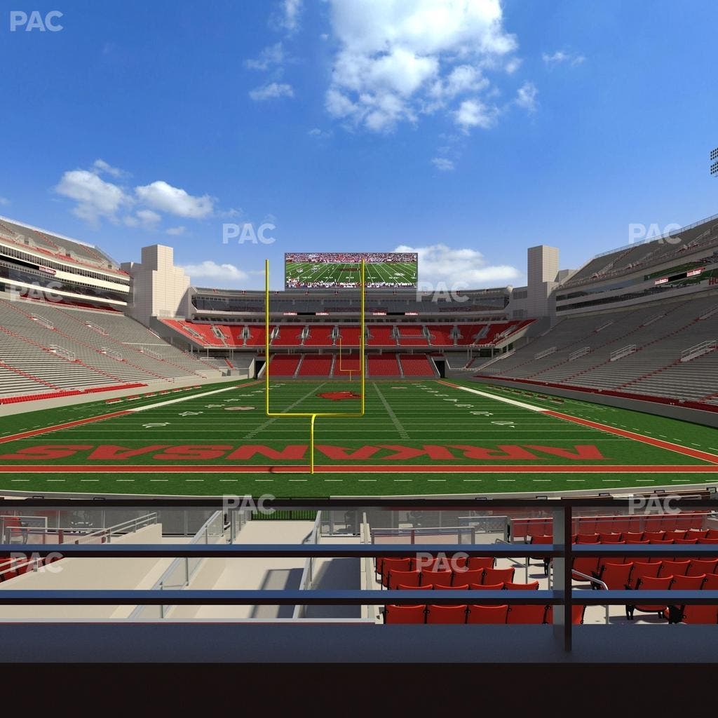 Razorback Stadium - Section Suite 3 Seat View