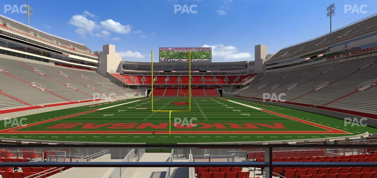 Razorback Stadium - Section Suite 3 Seat View