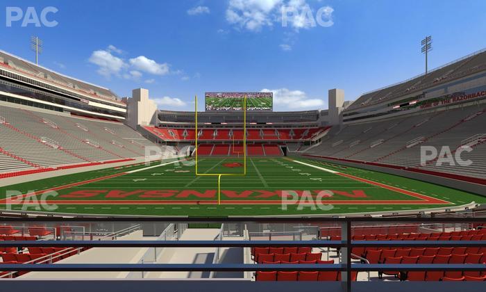 Razorback Stadium - Section Suite 3 Seat View